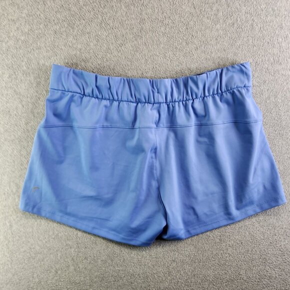 ZYIA Active Shorts Womens XXL Sky Blue Club Matte Softshell High Waisted - Picture 4 of 12